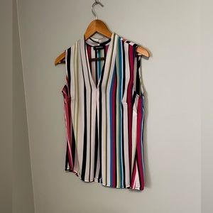 Striped tank top blouse